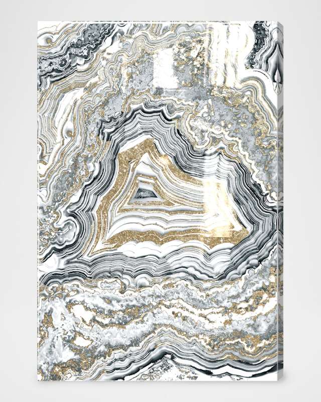 "Healing Grey Quartz" Gallery-Wrapped Giclee